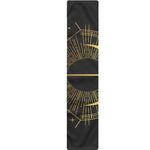 Gold Sagittarius Sign Print Table Runner