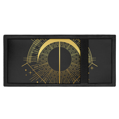 Gold Sagittarius Sign Print Trifold Wallet