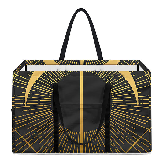 Gold Sagittarius Sign Print Utility Tote Bag