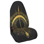 Gold Sagittarius Sign Print Waterproof Car Seat Cover