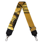 Gold Samurai Mask Print Bag Strap