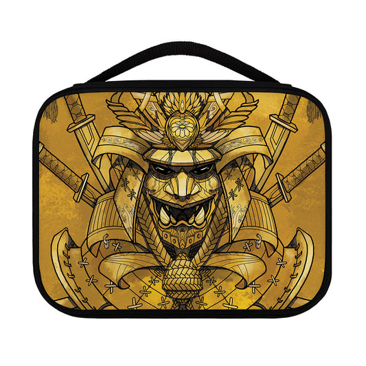 Gold Samurai Mask Print Classic Bible Case