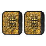 Gold Samurai Mask Print Handle Covers