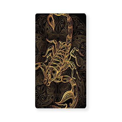 Gold Scorpio Print Baby Crib Sheet