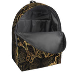 Gold Scorpio Print Backpack