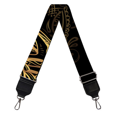 Gold Scorpio Print Bag Strap