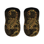 Gold Scorpio Print Bar Stool Covers