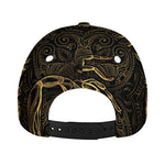 Gold Scorpio Print Baseball Cap