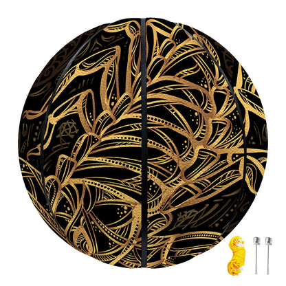 Gold Scorpio Print Basketball