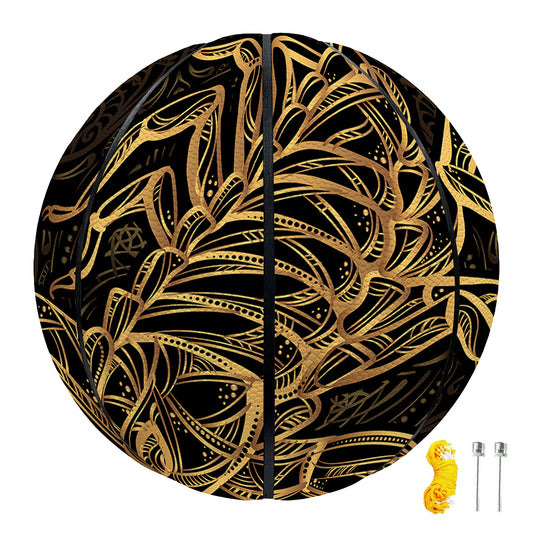 Gold Scorpio Print Basketball