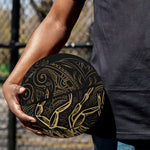 Gold Scorpio Print Basketball