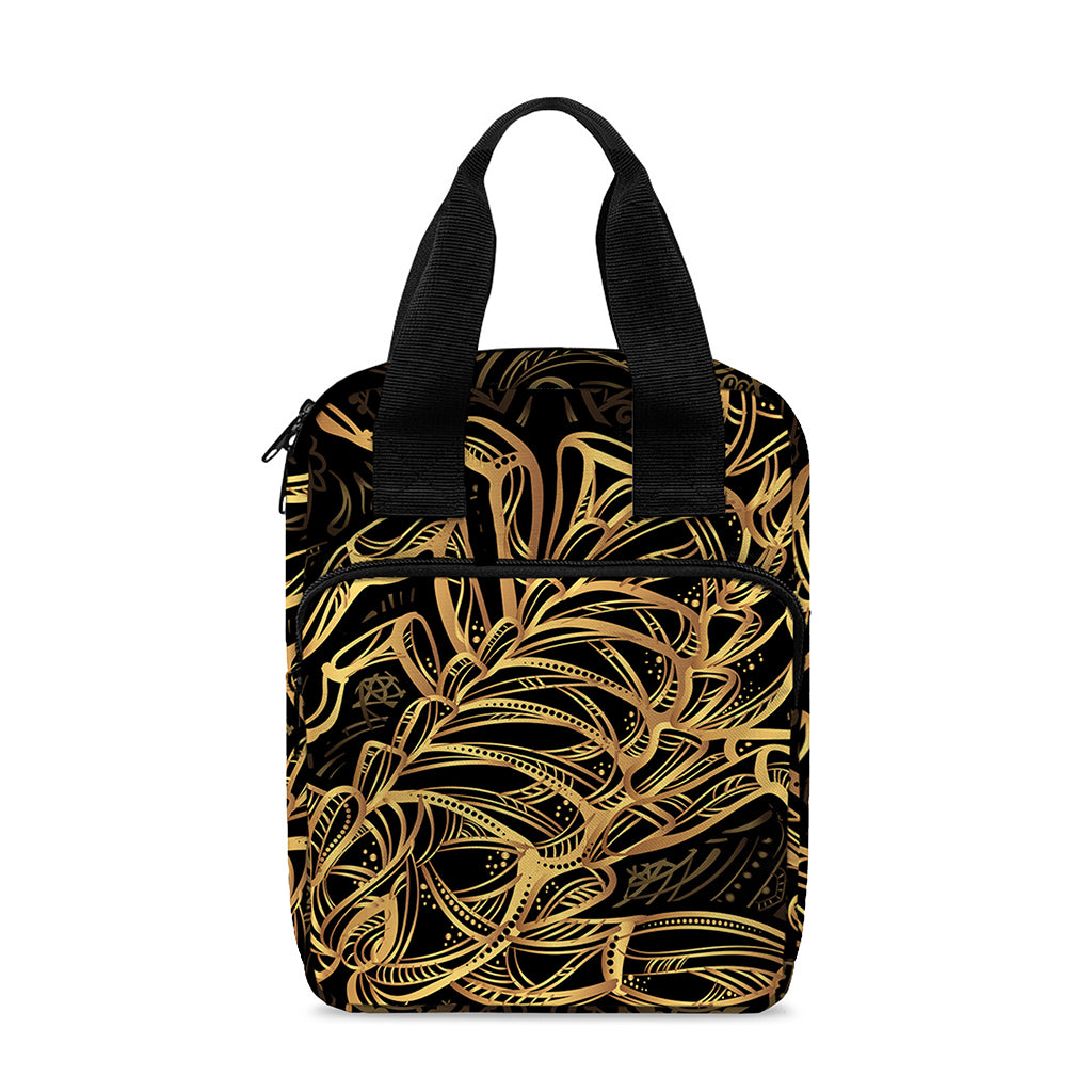 Gold Scorpio Print Bible Tote Bag