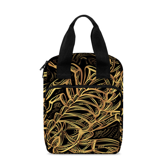 Gold Scorpio Print Bible Tote Bag