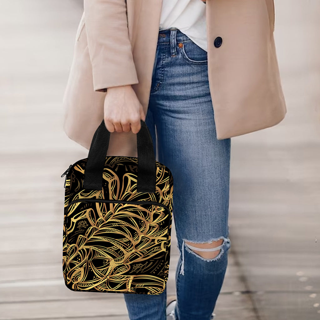 Gold Scorpio Print Bible Tote Bag