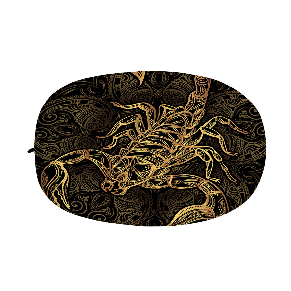 Gold Scorpio Print Car Side Mirror Covers