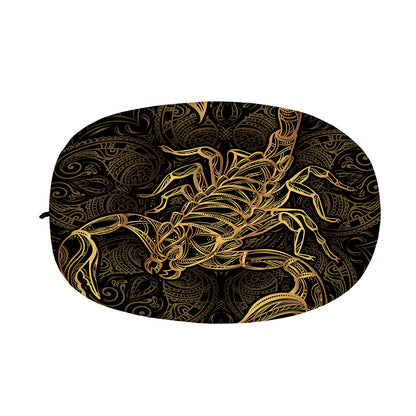 Gold Scorpio Print Car Side Mirror Covers