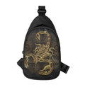 Gold Scorpio Print Sling Bag