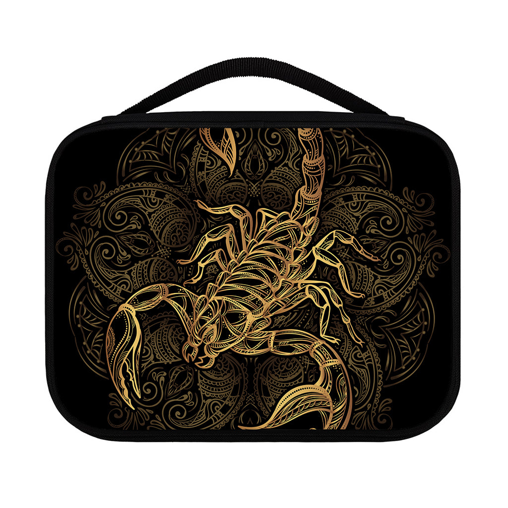 Gold Scorpio Print Classic Bible Case