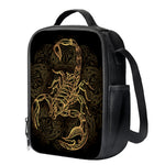 Gold Scorpio Print Crossbody Lunch Bag