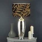 Gold Scorpio Print Drum Lamp Shade