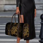 Gold Scorpio Print Duffle Bag