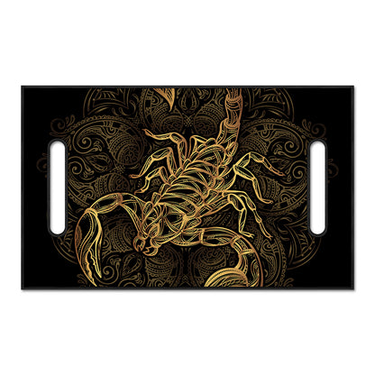 Gold Scorpio Print Golf Cart Seat Cover