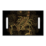 Gold Scorpio Print Golf Cart Seat Cover
