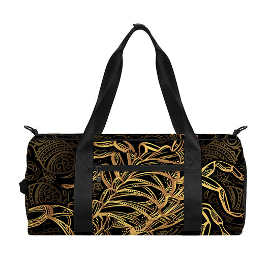 Gold Scorpio Print Gym Bag