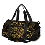 Gold Scorpio Print Gym Bag