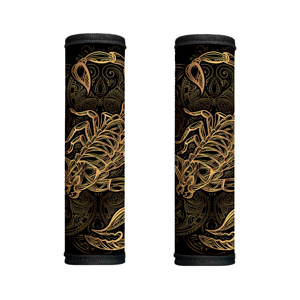 Gold Scorpio Print Handle Covers