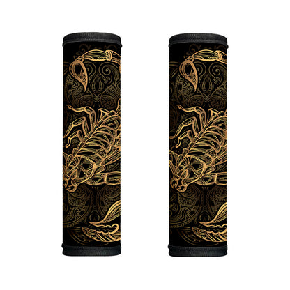 Gold Scorpio Print Handle Covers