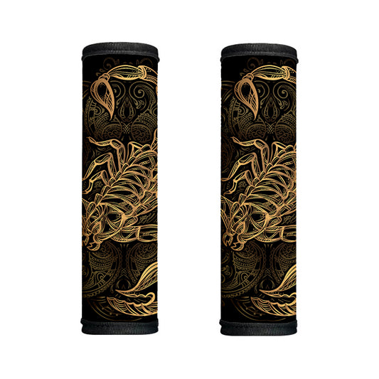 Gold Scorpio Print Handle Covers