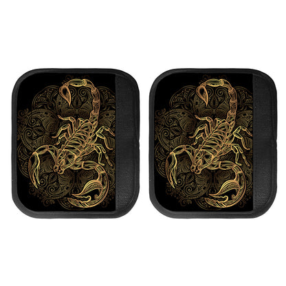 Gold Scorpio Print Handle Covers