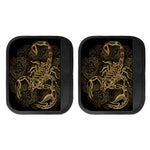Gold Scorpio Print Handle Covers