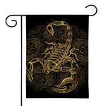Gold Scorpio Print House Flag