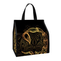 Gold Scorpio Print Insulated Lunch Tote