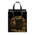 Gold Scorpio Print Insulated Lunch Tote