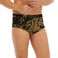 Gold Scorpio Print Men's Briefs