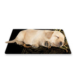 Gold Scorpio Print Pet Cooling Mat Cover