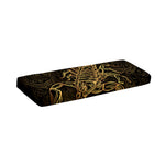 Gold Scorpio Print Piano Keyboard Cover