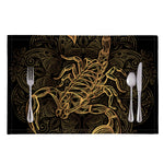 Gold Scorpio Print Placemat