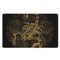 Gold Scorpio Print Polyester Doormat