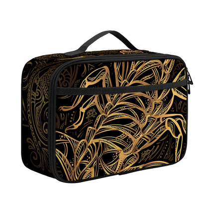 Gold Scorpio Print Portable Lunch Bag
