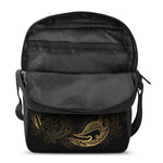 Gold Scorpio Print Rectangular Crossbody Bag