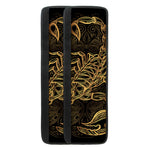 Gold Scorpio Print Refrigerator Handle Covers