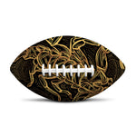 Gold Scorpio Print Rugby Ball