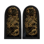 Gold Scorpio Print Skillet Handle Cover