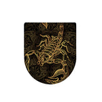 Gold Scorpio Print Toilet Lid Cover