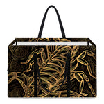 Gold Scorpio Print Utility Tote Bag