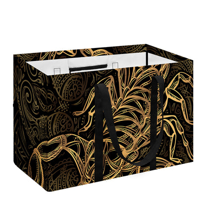 Gold Scorpio Print Utility Tote Bag